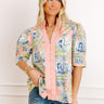 Tuscan Terrace Button Down Top Image 1