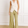 The Lana High Waist Wide Leg Jean in Sage Image 1