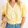 Sunny Glow Button Up Top Image 1