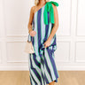 Coastal Crush Stripe Midi Dress Image 1