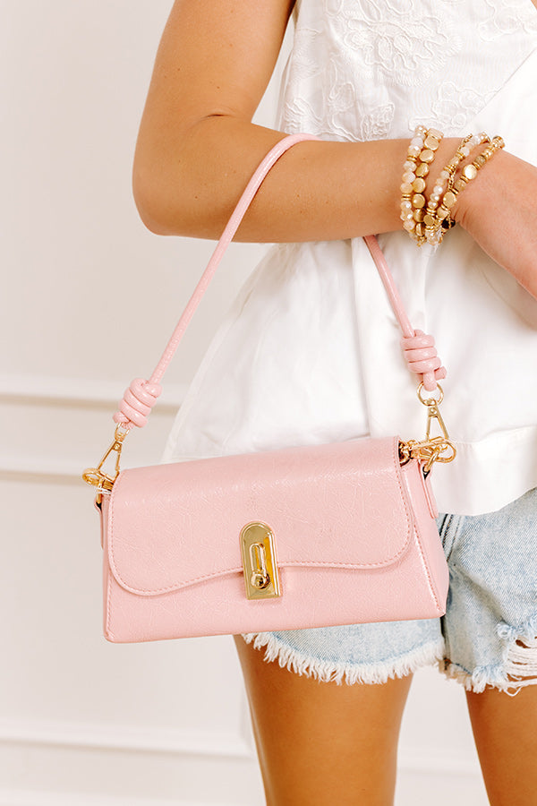 Sweet Energy Faux Leather Purse in Pink Image 1