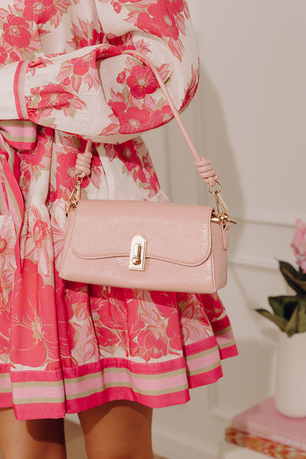 Sweet Energy Faux Leather Purse in Pink