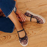 The Olivia Mesh Espadrille Flats in Leopard Image - 1