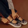 The Olivia Mesh Espadrille Flats in Leopard Image - 1