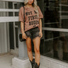 Not My First Rodeo Distressed Oversized Tee Image 1