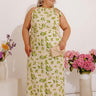 Ivy Brunch Linen-Blend Midi Dress Curves Image - 1