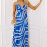 Sunset In Sorrento Satin Maxi Dress Image 1