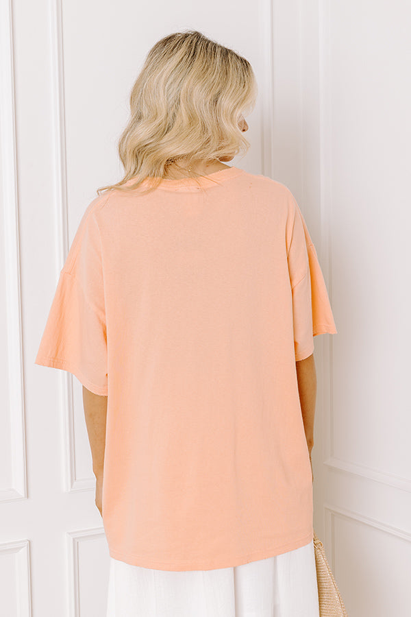 Santorini Distressed Oversized Tee Image 3