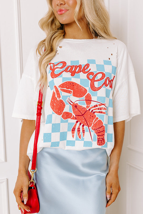 Cape Cod Distressed Oversized Tee Image 5