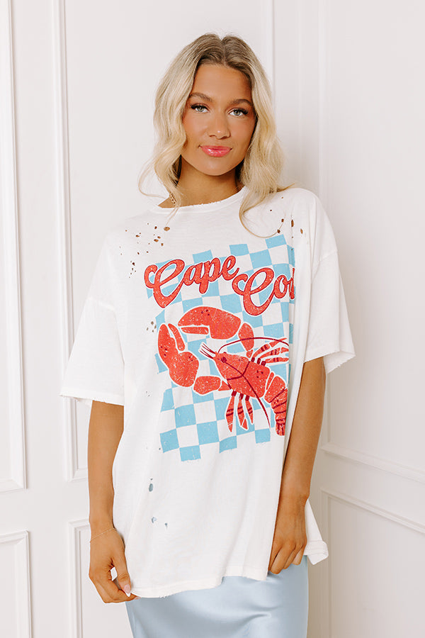 Cape Cod Distressed Oversized Tee Image 4