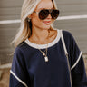 Quay High Profile Polarized Aviator Sunnies in Black Image 1