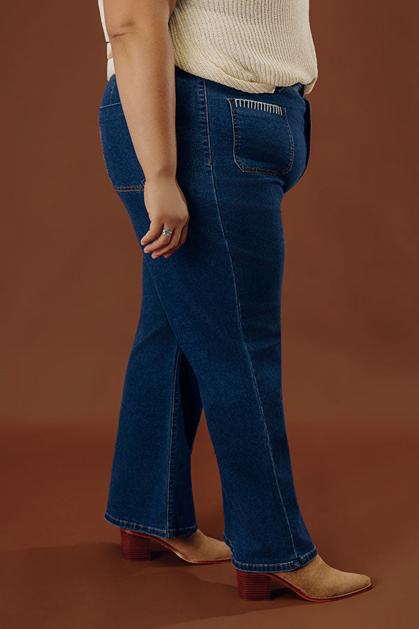 The Jackie Midrise Ankle Flare Curves Image - 2
