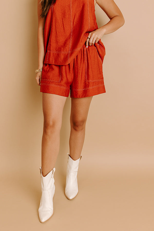 Soho Sunset High Waist Shorts Image 1