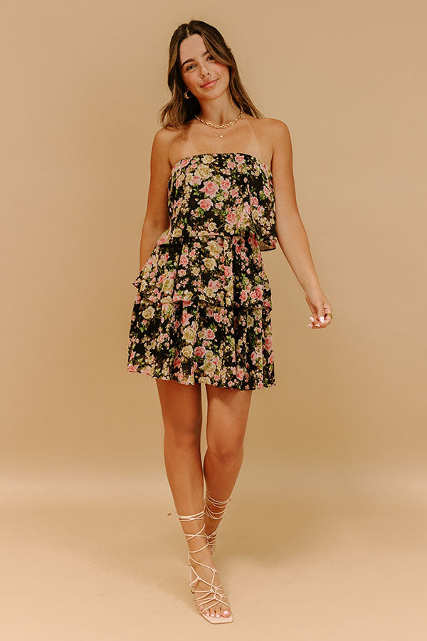 Romantic Feels Floral Mini Dress Image 2