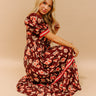 Harvest Blossom Floral Midi Dress Image 1