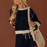 Chic Style Shift Tee in Black Image - 1
