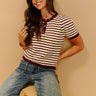 Cafe Charm Pointelle Knit Top Image 1