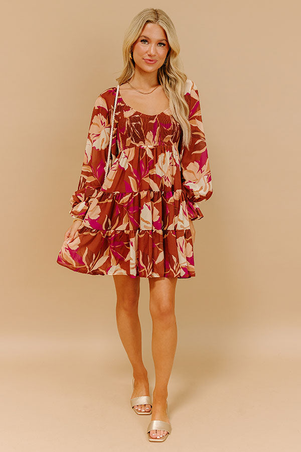 Meadow Melody Floral Mini Dress Image 2