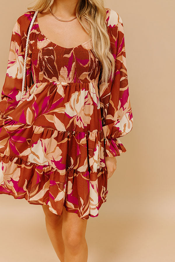 Meadow Melody Floral Mini Dress Image 3