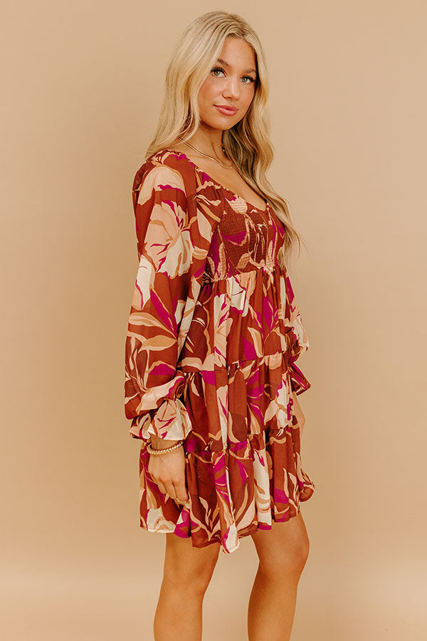 Meadow Melody Floral Mini Dress Image 4