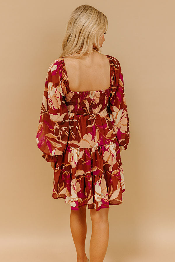 Meadow Melody Floral Mini Dress Image 5