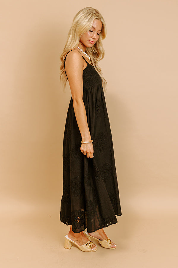 Kind Soul Embroidered Midi Dress Image 4