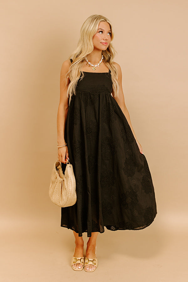 Kind Soul Embroidered Midi Dress Image 1