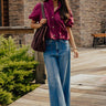 The Carmen High Waist Wide Leg Jean in Medium Wash Image - 1