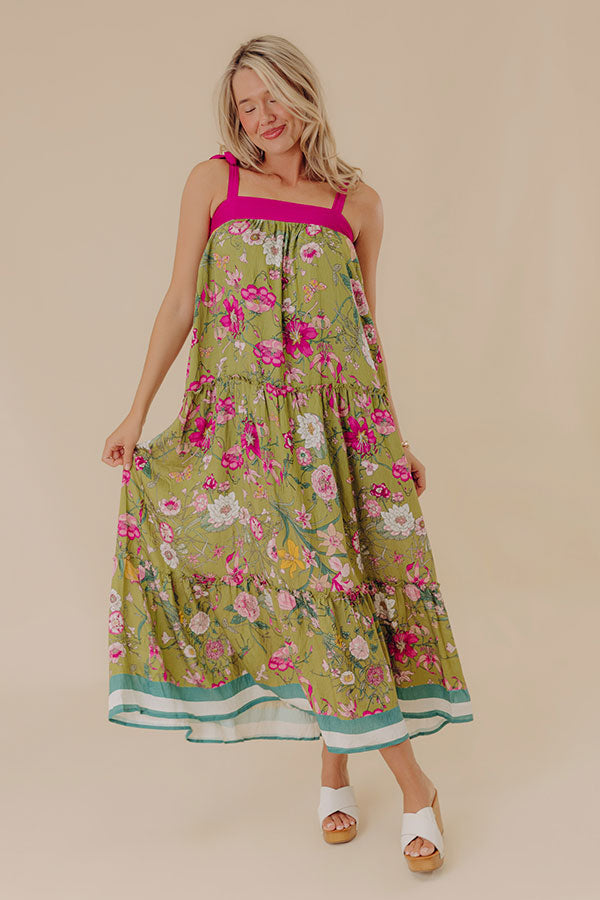 Chasing Wildflowers Floral Maxi Dress Image - 1