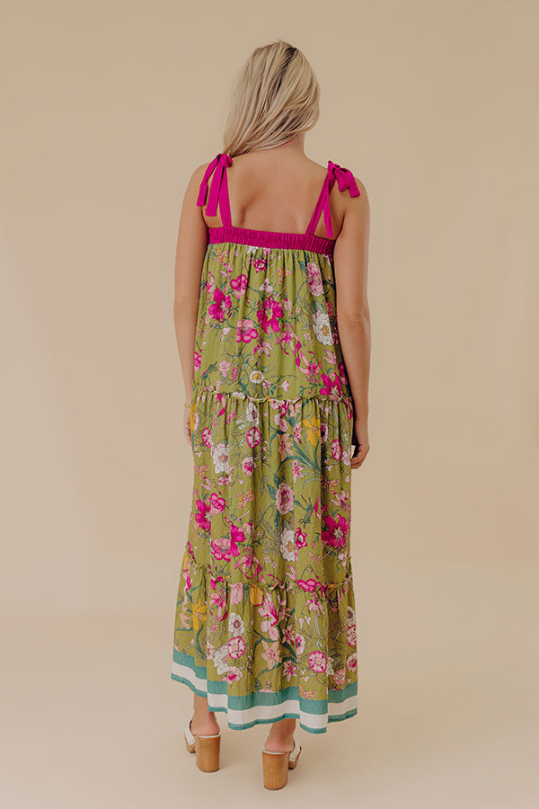 Chasing Wildflowers Floral Maxi Dress Image - 5