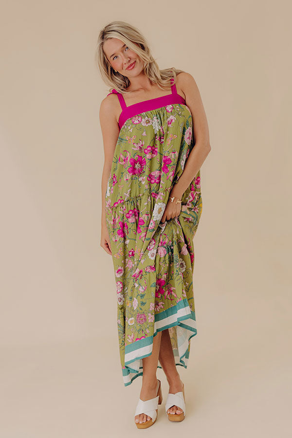 Chasing Wildflowers Floral Maxi Dress Image - 3