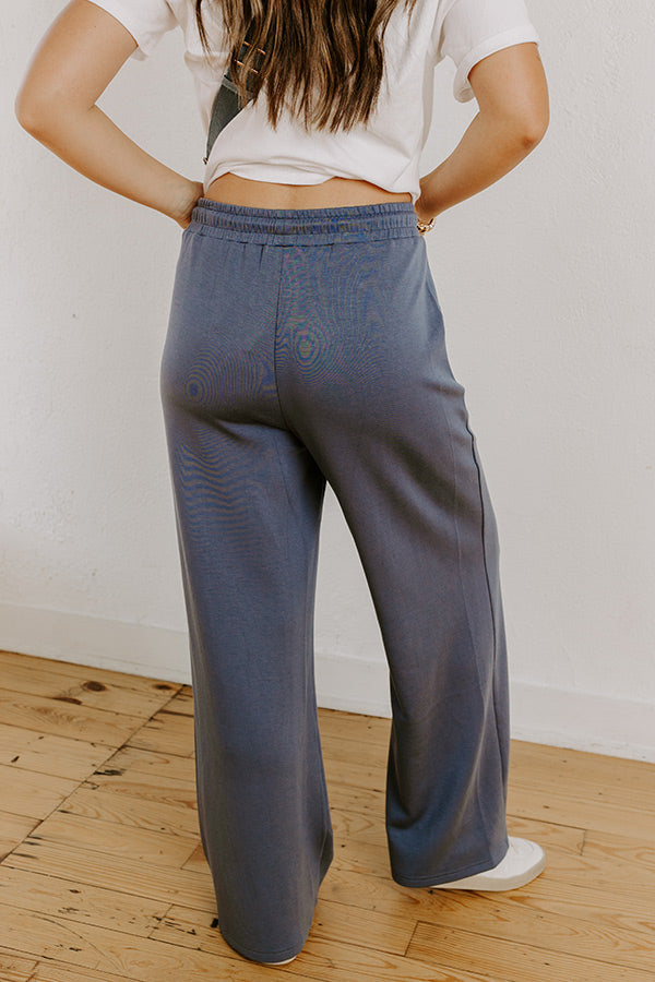 Morning Dew High Waist Scuba Pants in Riverside Image 5