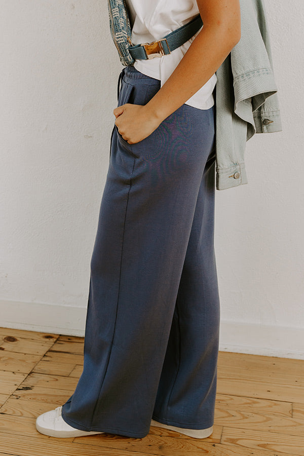 Morning Dew High Waist Scuba Pants in Riverside Image 4