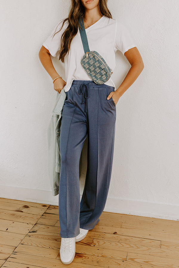 Morning Dew High Waist Scuba Pants in Riverside Image 1