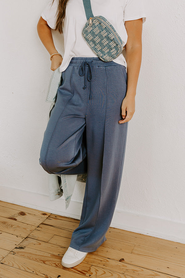 Morning Dew High Waist Scuba Pants in Riverside Image 3