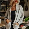 Morning Dew Scuba Zip-Up Sweater in Grey Image - 1