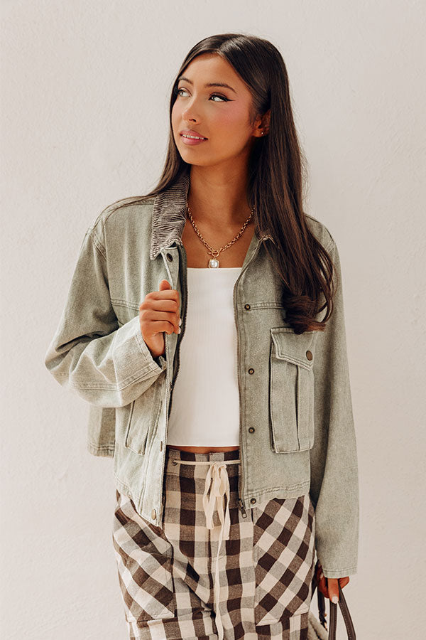 Autumn Avenue Denim Jacket Image - 1