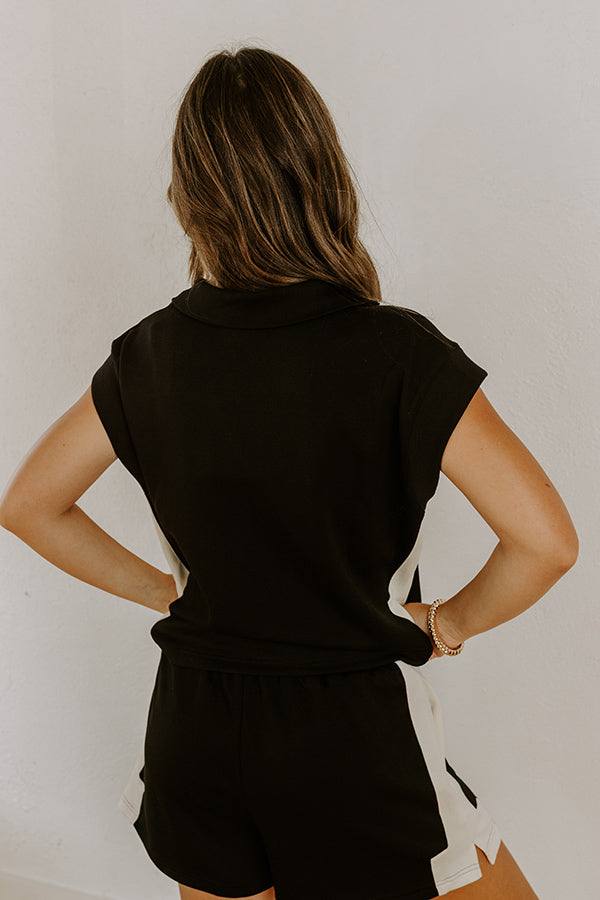 Metro Chic Quarter Zip Top Image 5