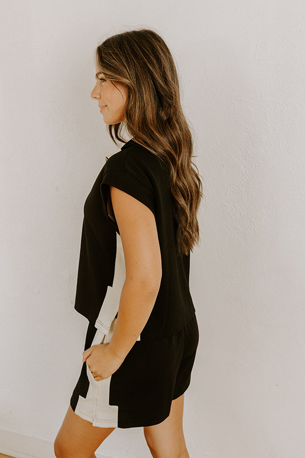 Metro Chic Quarter Zip Top Image 4