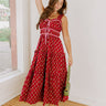 Apple Orchard Stroll Floral Midi Dress in Wine Image 5
