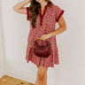 Cider Dreams Mini Dress in Sangria Image 1