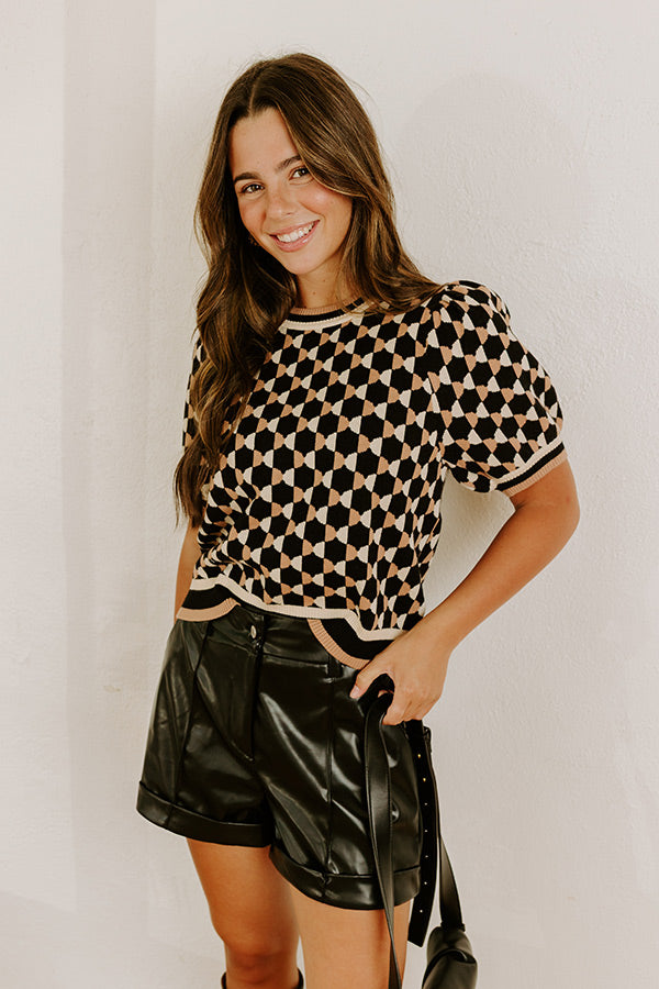 First Class Cutie Knit Sweater Top Image 2