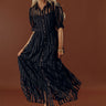Pinot Noir Sippin Organza Midi Dress Image - 1