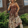 Harvest Festivities Floral Midi Dress Image - 1