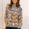 Hidden Attraction Floral Top Image 2