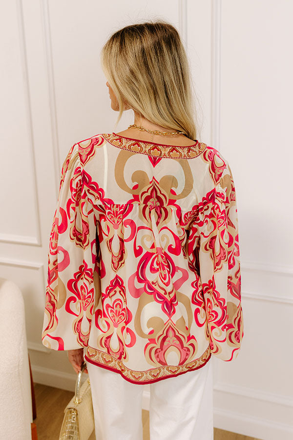 Loving Gesture Chiffon Top Image 4