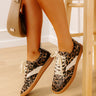 Wylder Faux Leather Leopard Sneaker in Brown Image 1