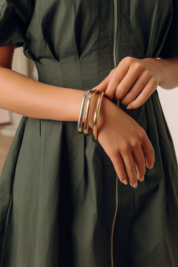Charming Glance Bangle Bracelet Set