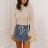 Cappuccino Sippin Knit Top in Oatmeal Image 1