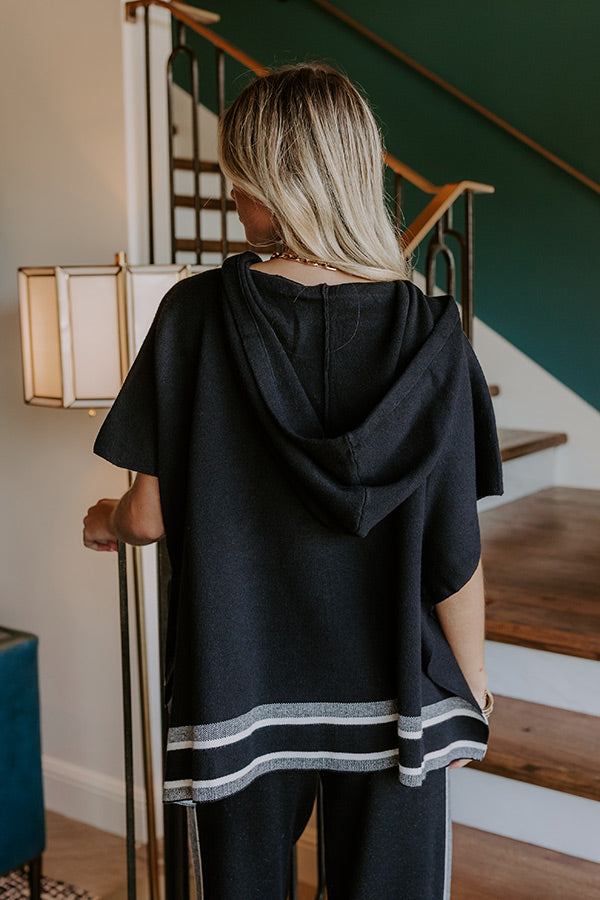 Connecting Flight Sweater Top in Black Image 5